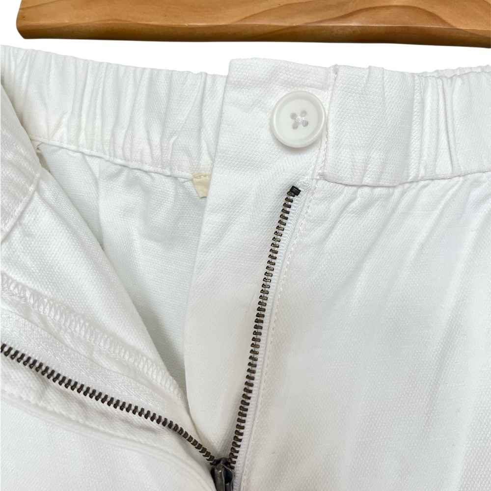 EILEEN FISHER White Cotton Pants Size 1X - Picture 3 of 7